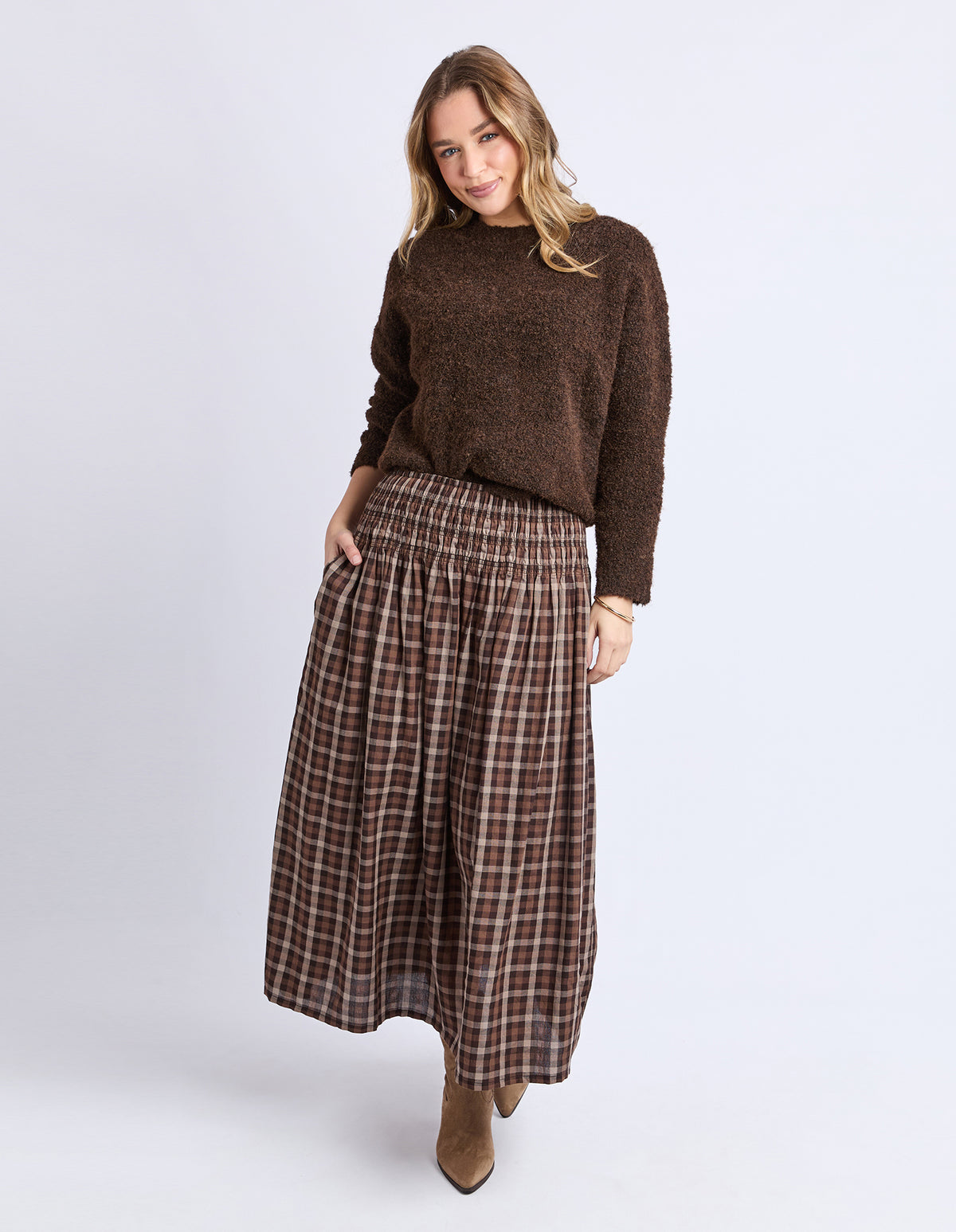 Foxwood Coco Check Skirt