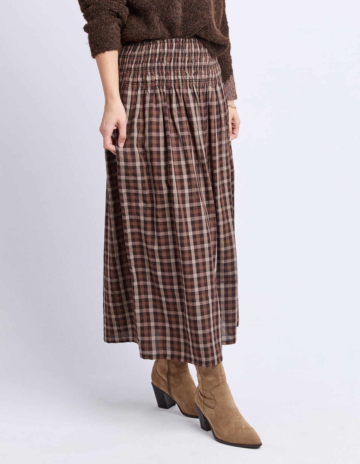 Foxwood Coco Check Skirt