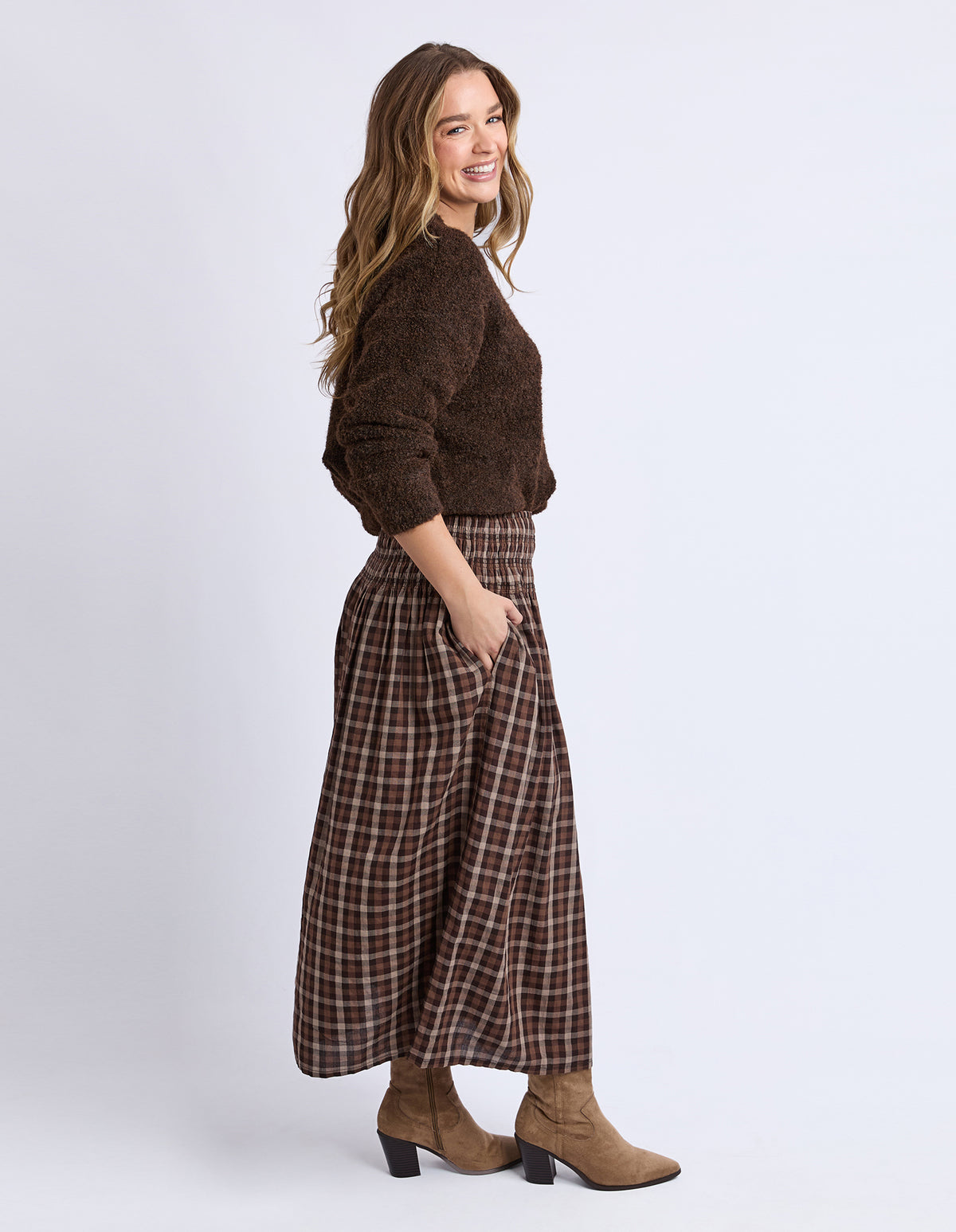 Foxwood Coco Check Skirt