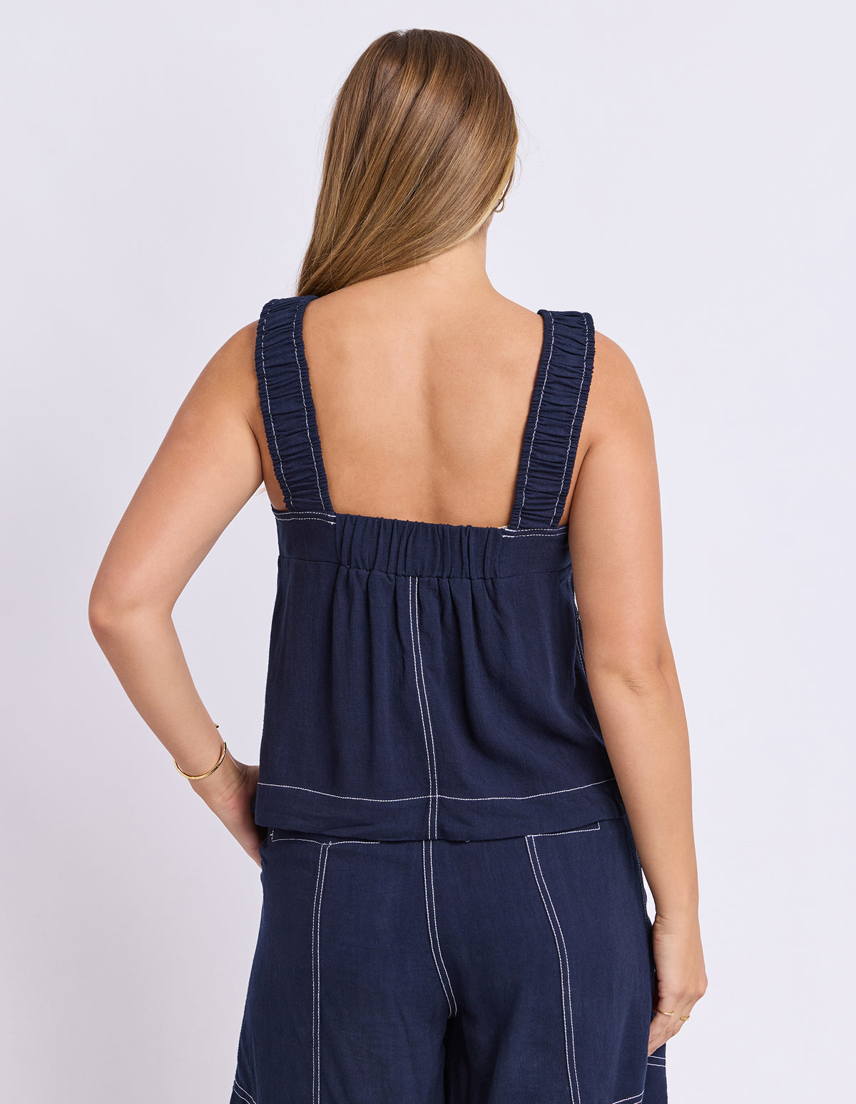 Foxwood Sage Top Navy