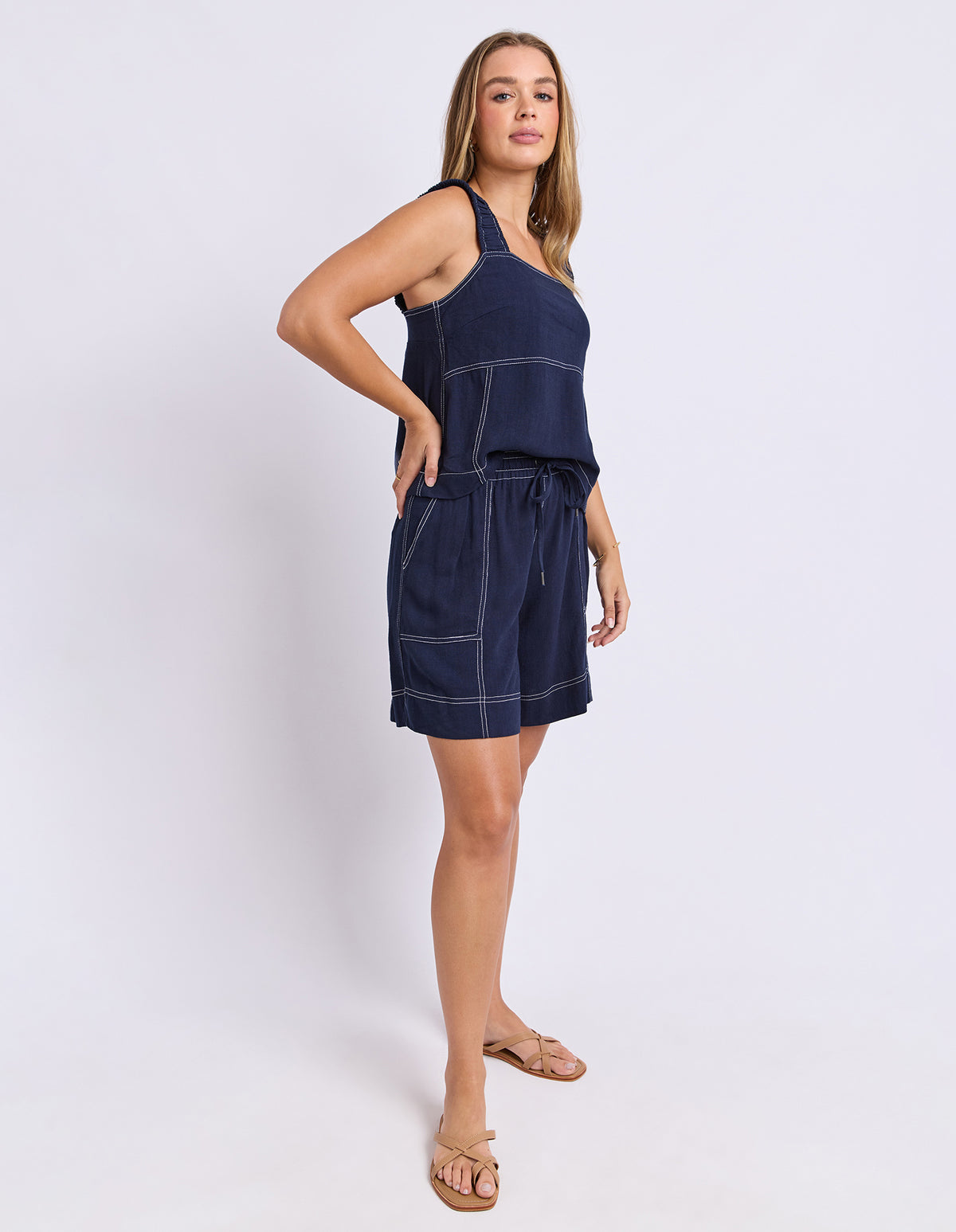 Foxwood Sage Top Navy