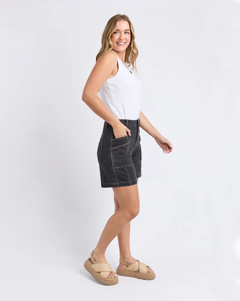 Foxwood Balmy Short - Washed Black