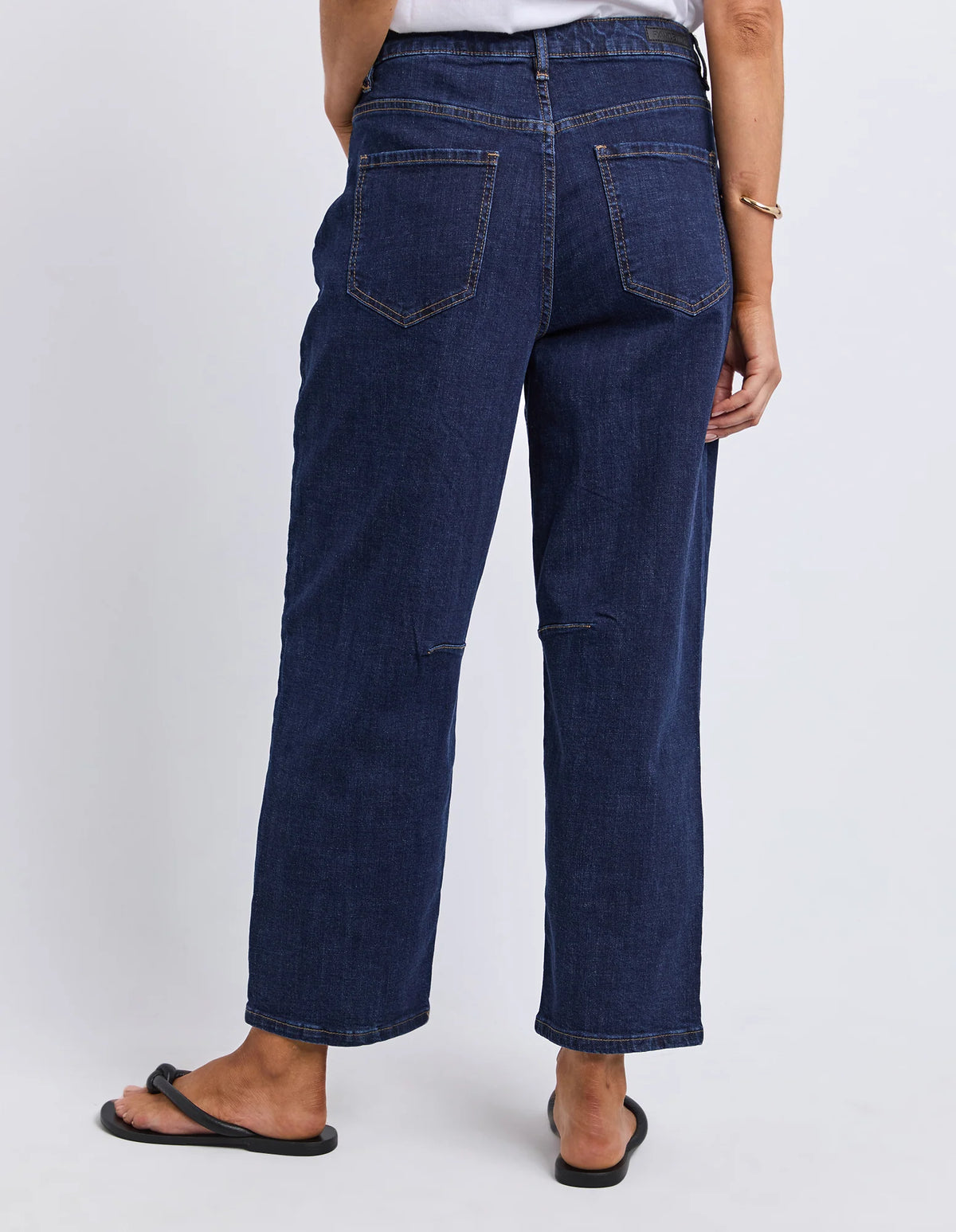 Foxwood Ambrose Barrel Jean - Dark Blue