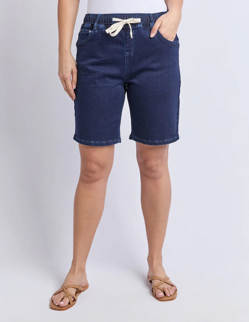 Foxwood Gabby Bermuda Short - Dark Indigo