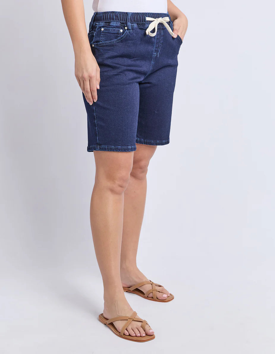 Foxwood Gabby Bermuda Short - Dark Indigo
