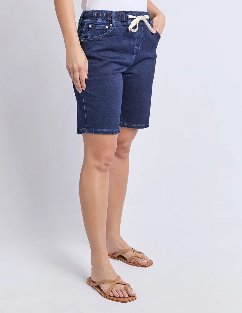 Foxwood Gabby Bermuda Short - Dark Indigo