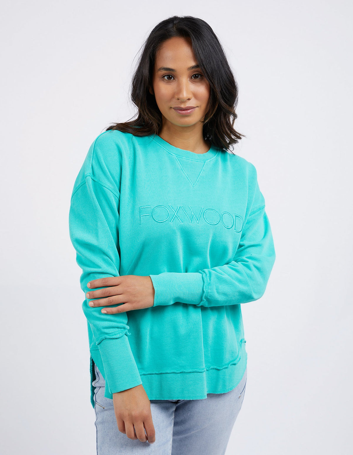 Foxwood Simplified Crew Teal