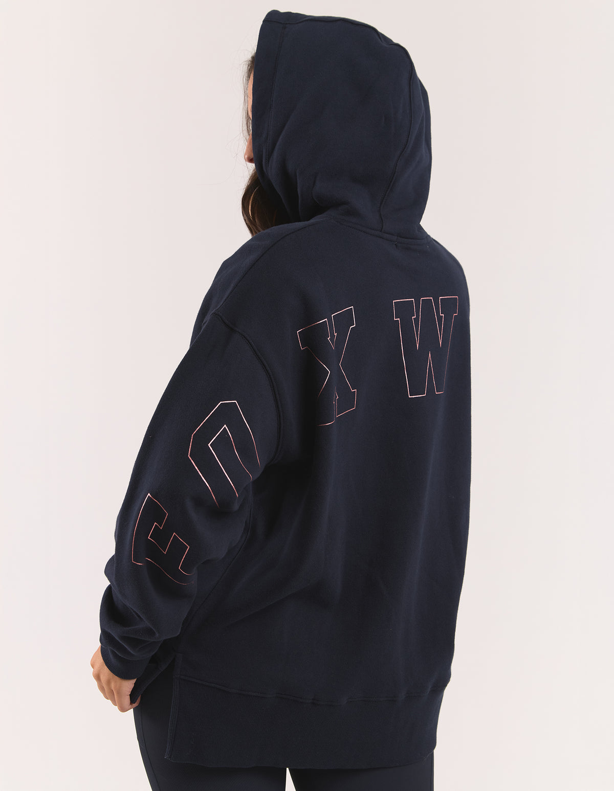 Foxwood Metallic Interval Hoodie - Royal Navy