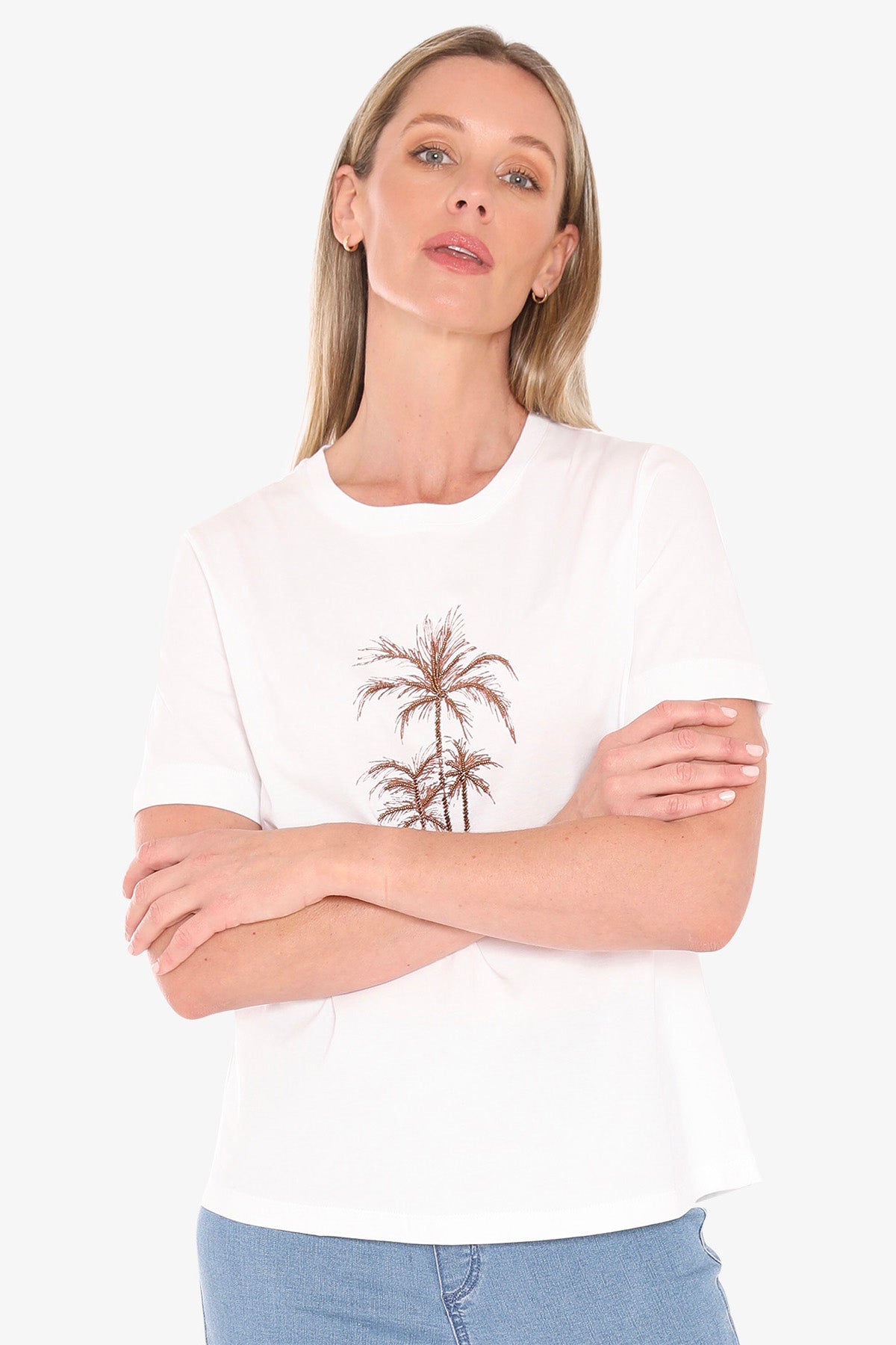 Jump Beaded Tee - Nutshell