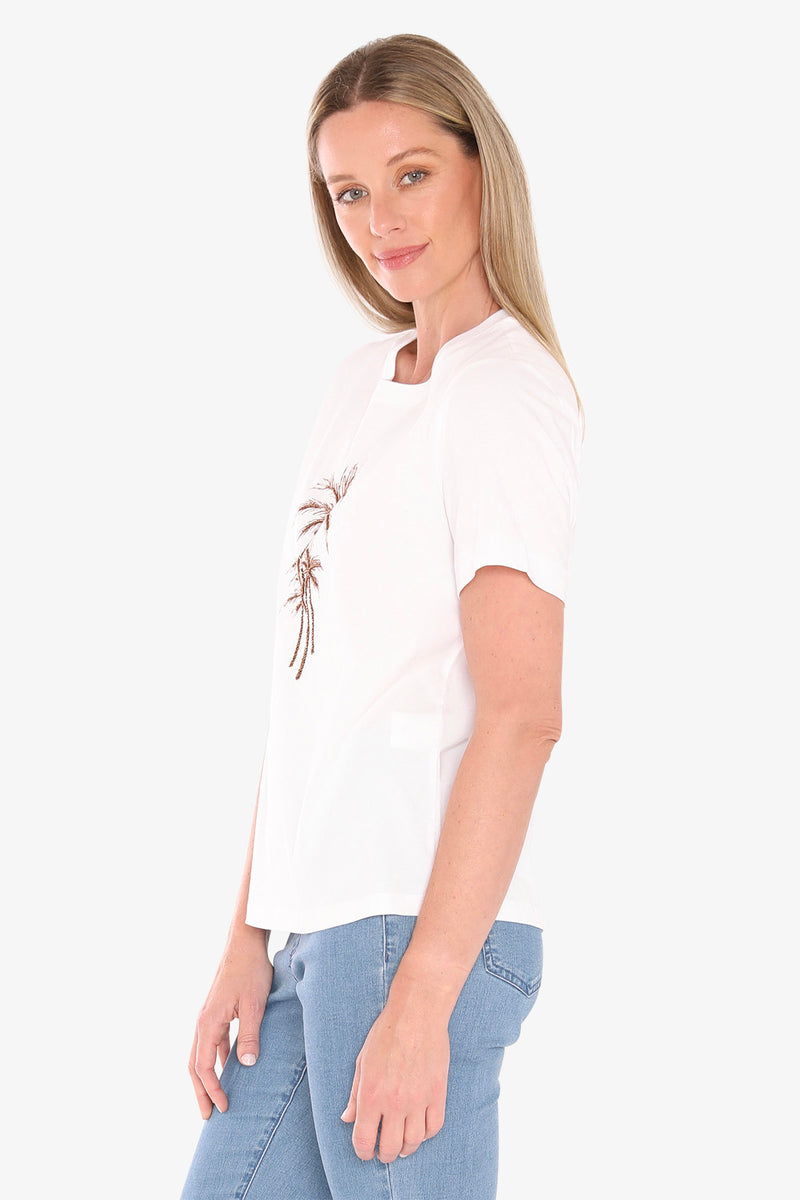 Jump Beaded Tee - Nutshell