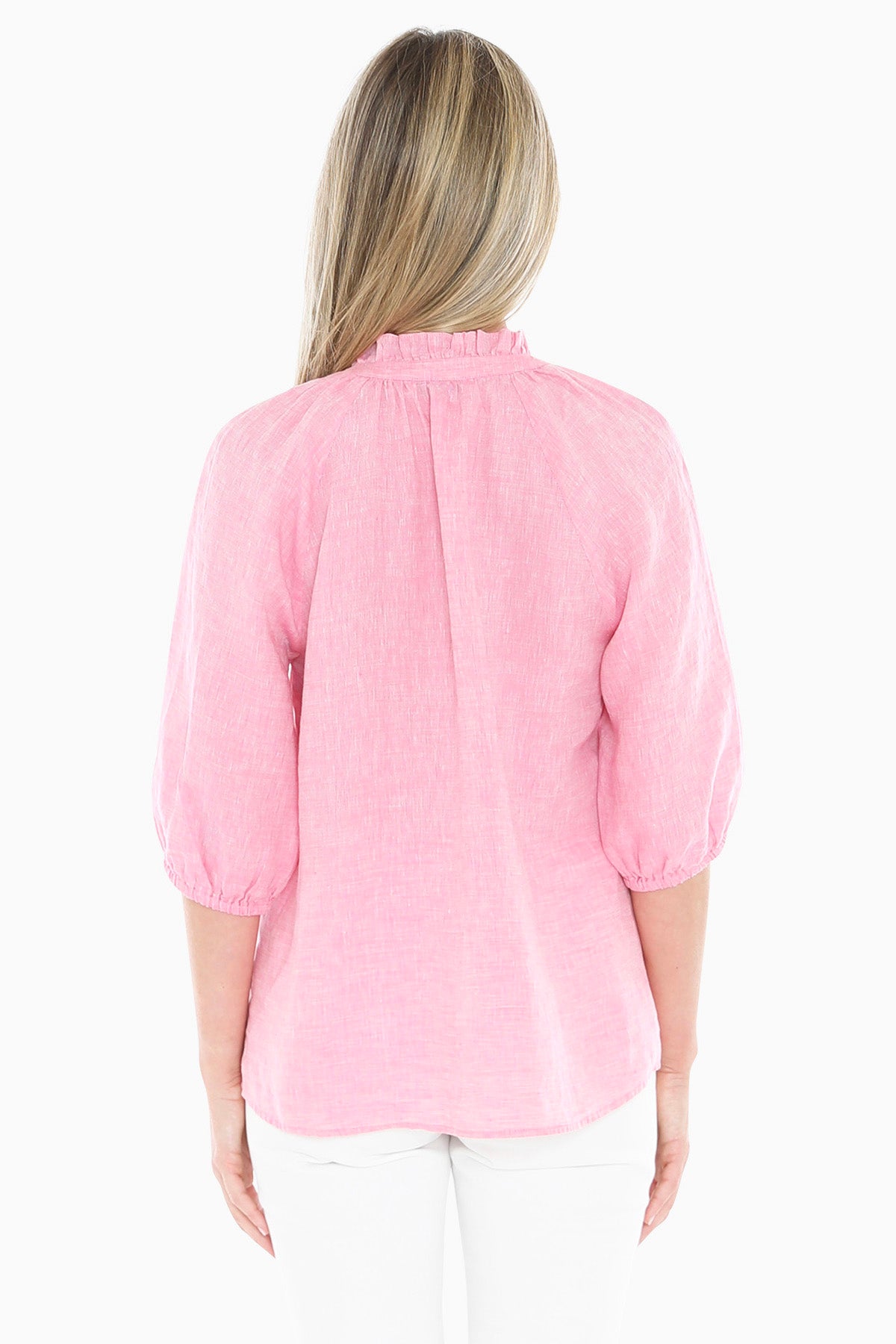 Jump Ruffle Top - Flamingo