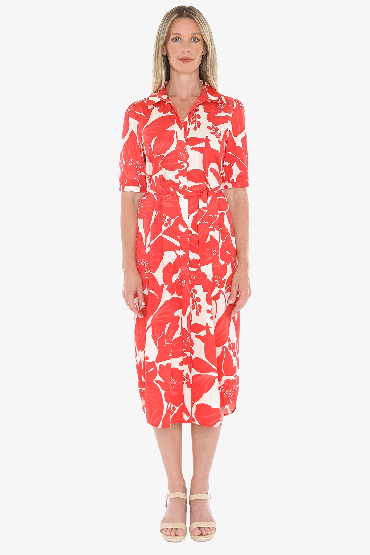 Jump Lilly Mono Print Dress