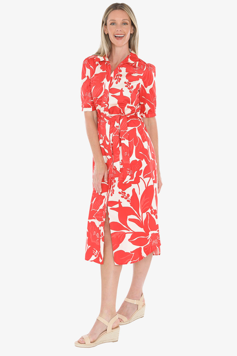 Jump Lilly Mono Print Dress