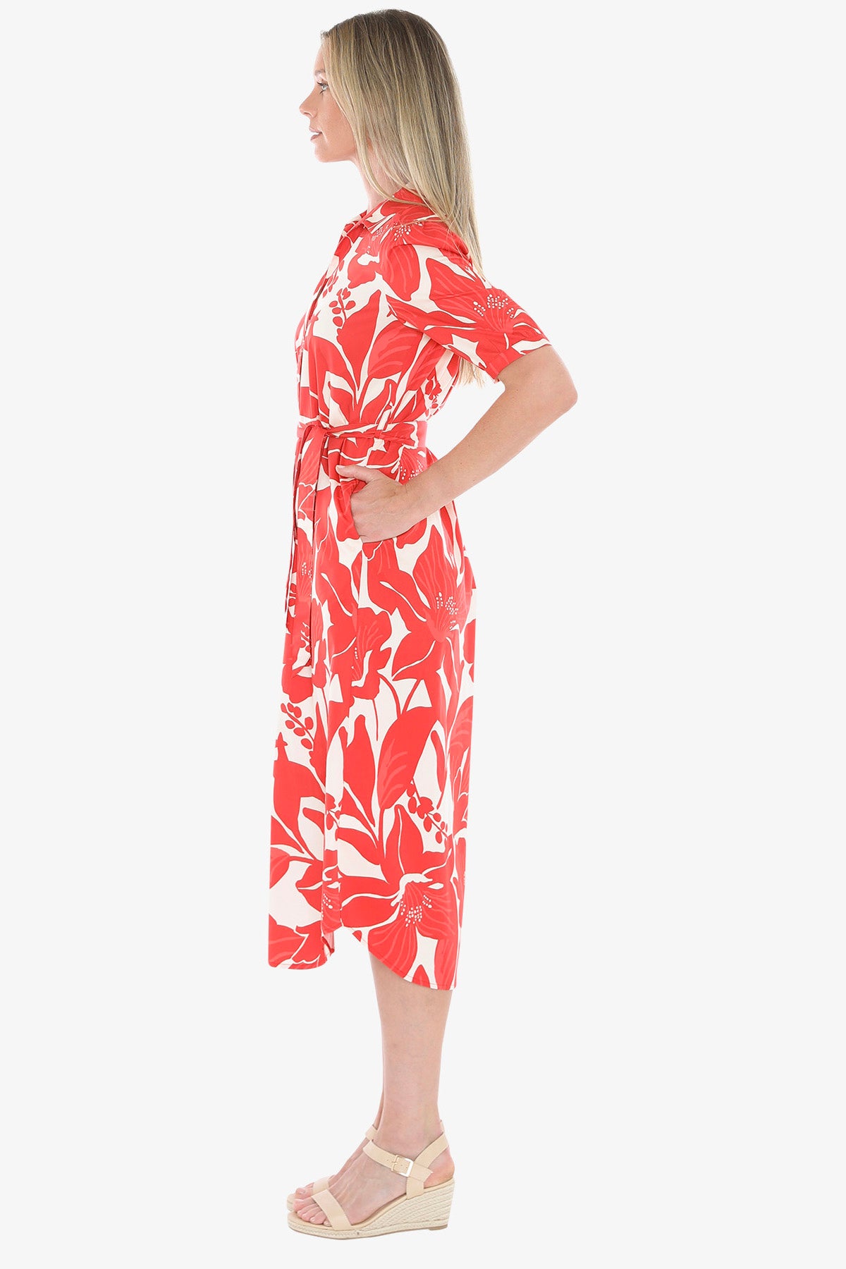 Jump Lilly Mono Print Dress