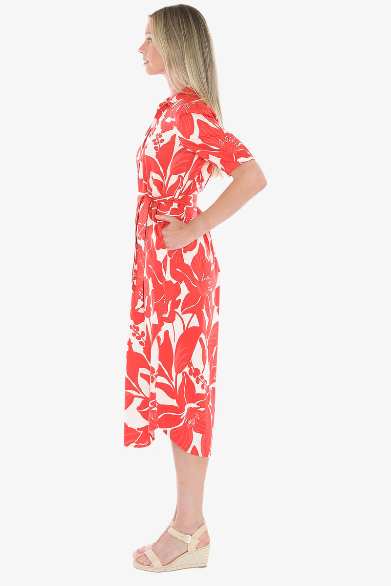 Jump Lilly Mono Print Dress