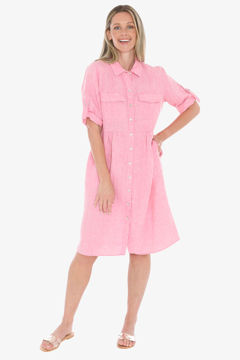 Jump D Ring Dress - Flamingo