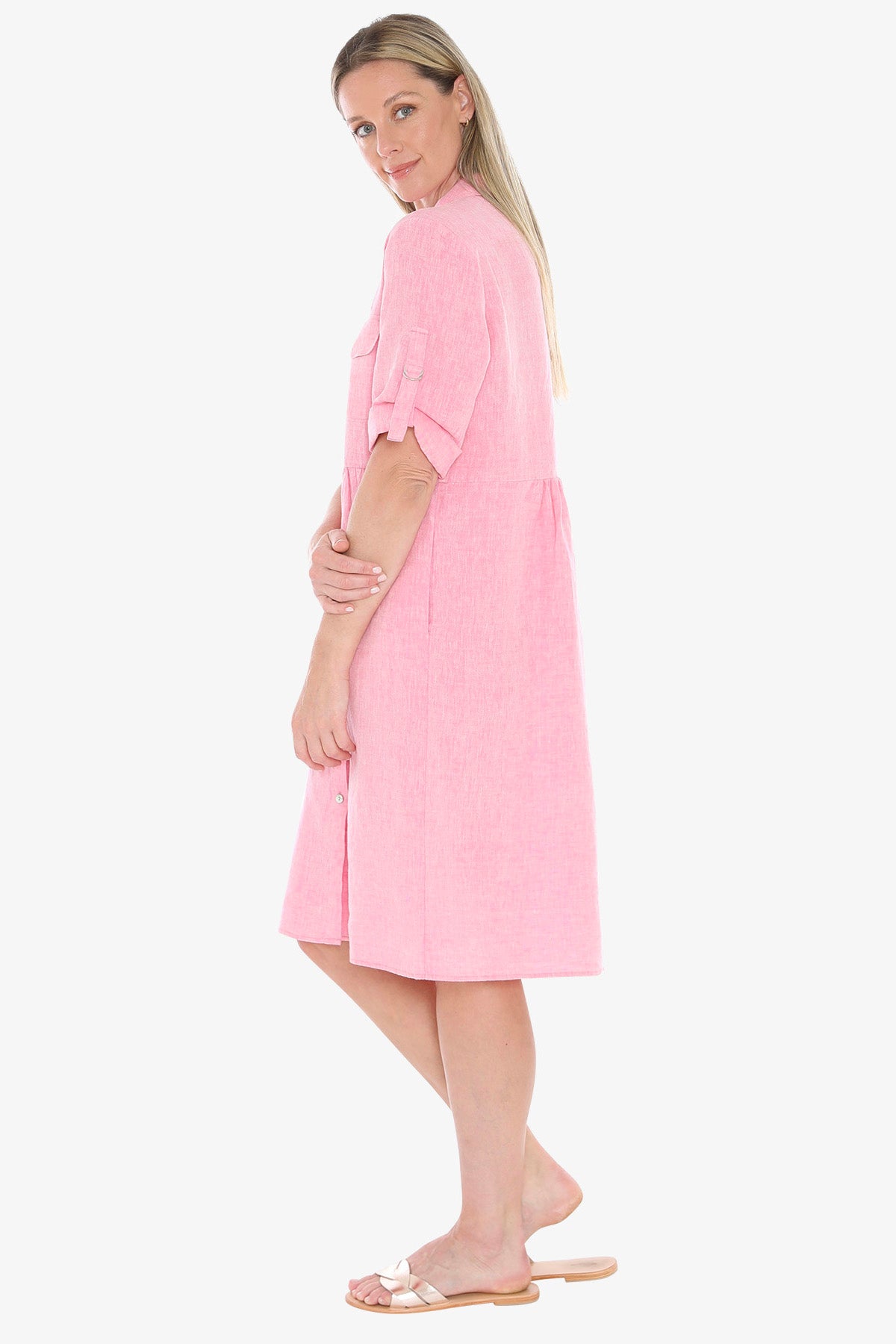 Jump D Ring Dress - Flamingo