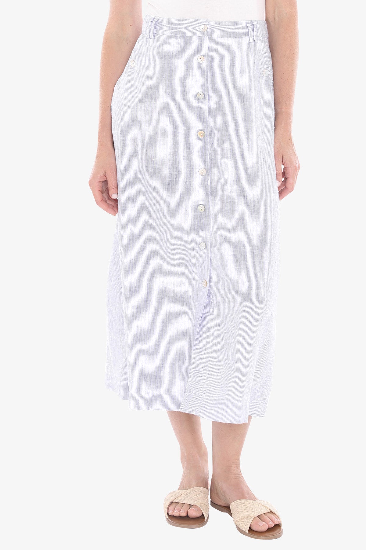 Jump Button Through Skirt