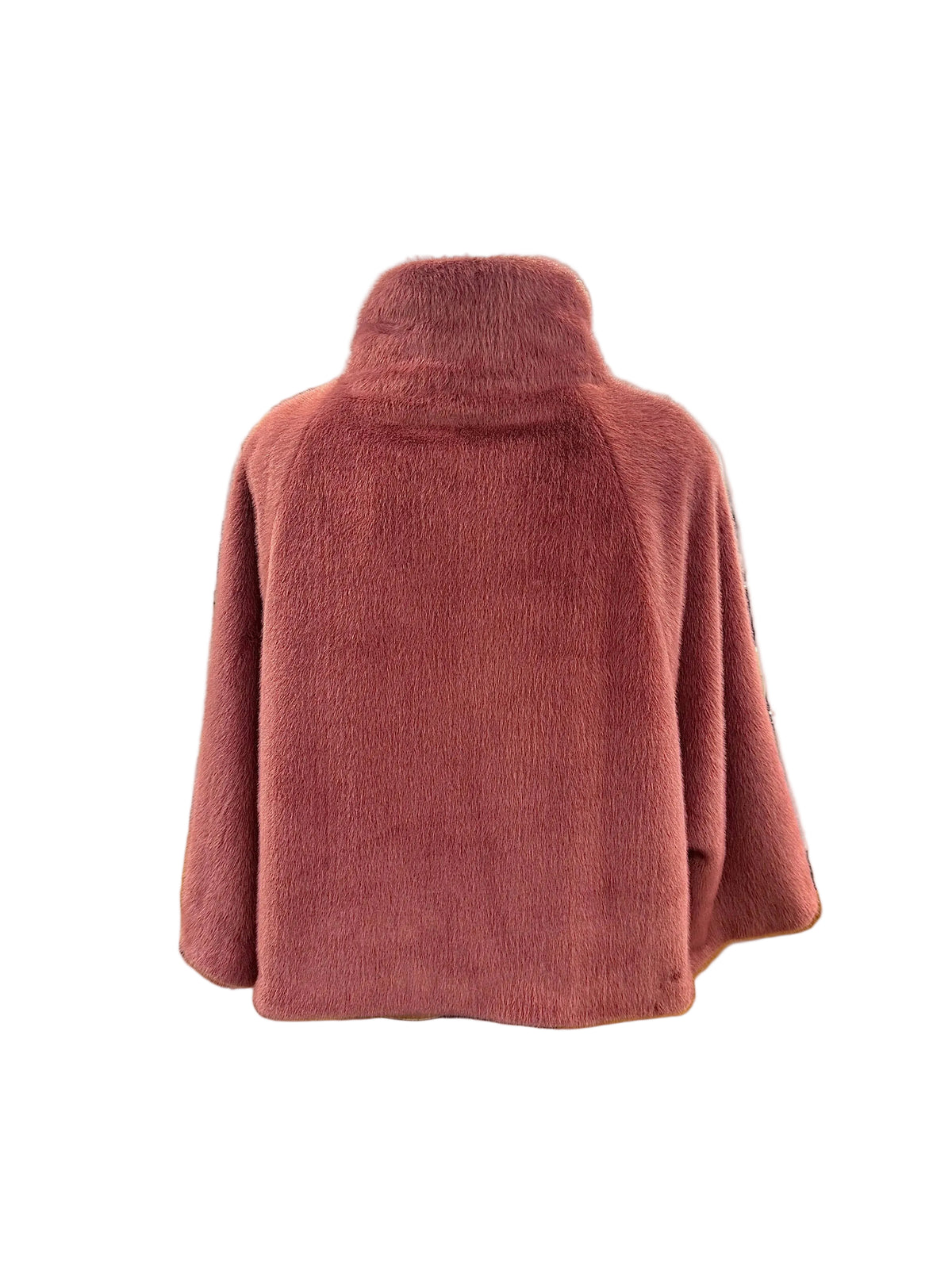 Gaudi Fur Washed Rose Flutter Jacket