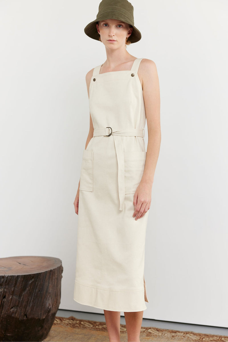 Sylvester Utility Dress Chalk