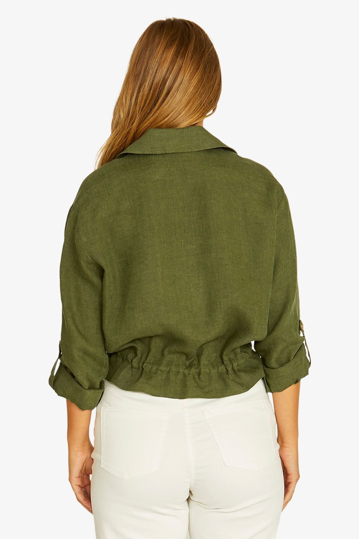 Jump Drawstring Jacket Evergreen