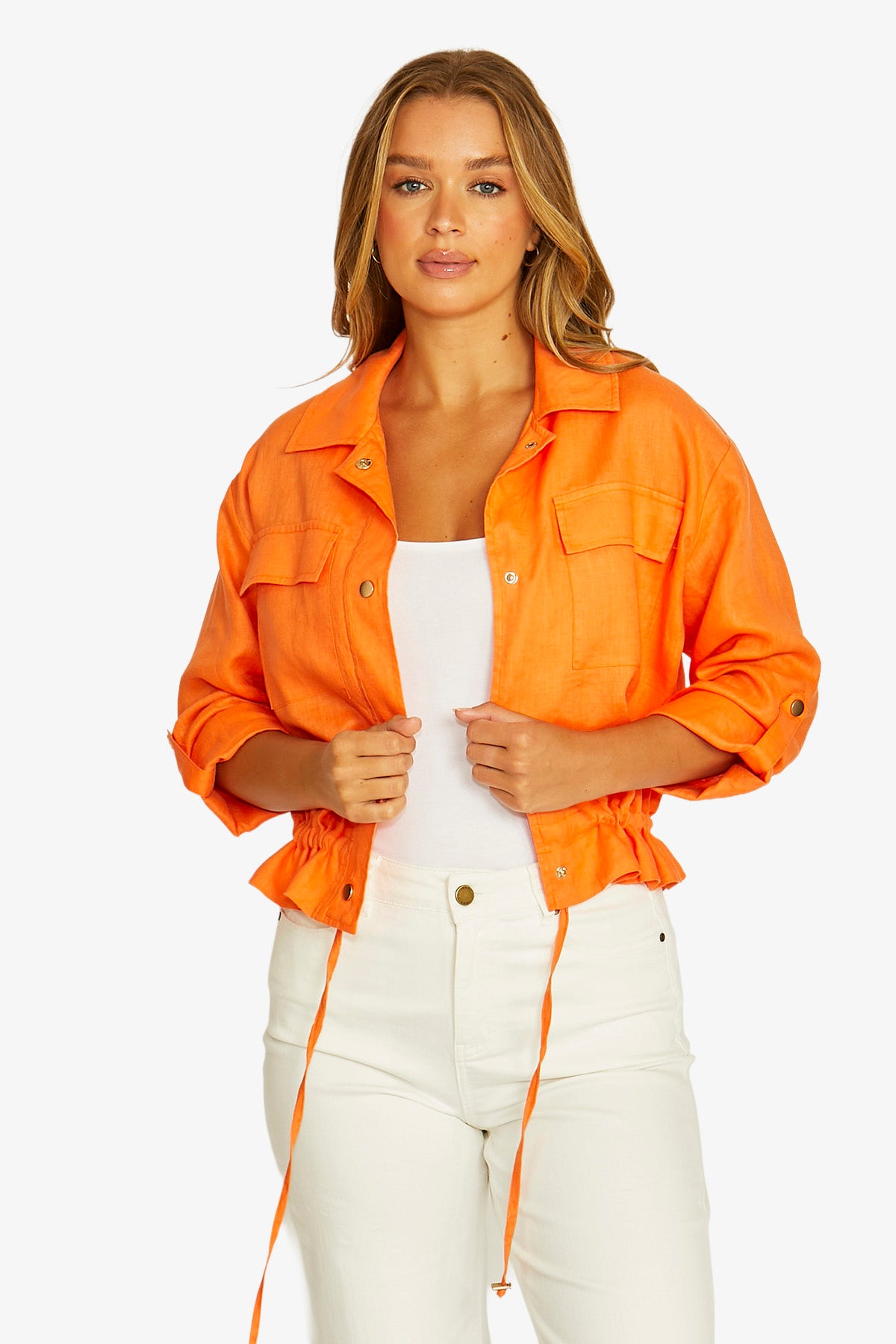 Jump Drawstring Jacket Tigerlily