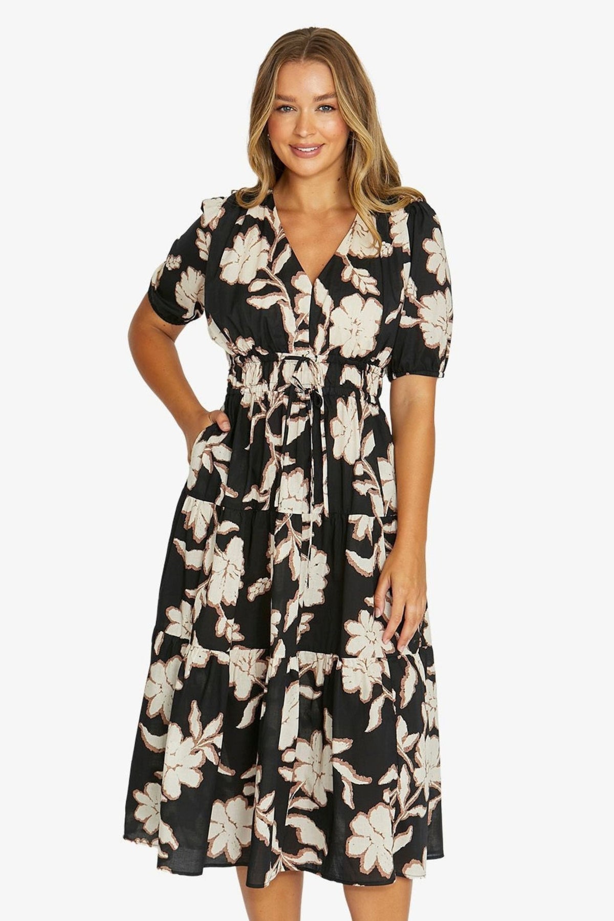 Jump Flower Trio Dress