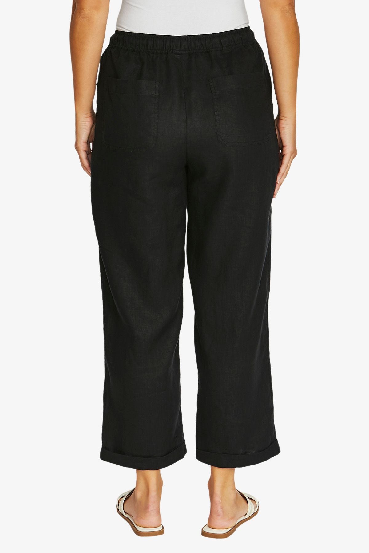 Jump Relaxed Drawstring Pant Black