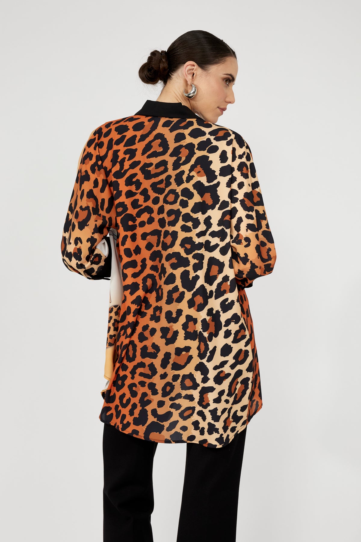Frank Lyman Leopard Print Shirt