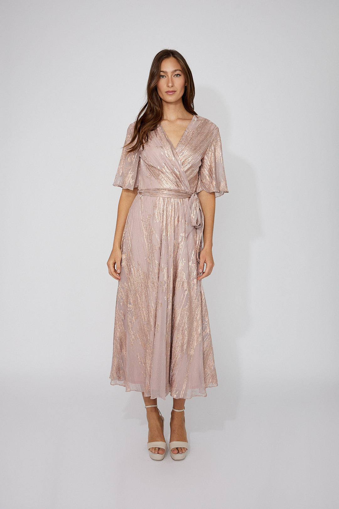 Frank Lyman Elegant V Neck Dress