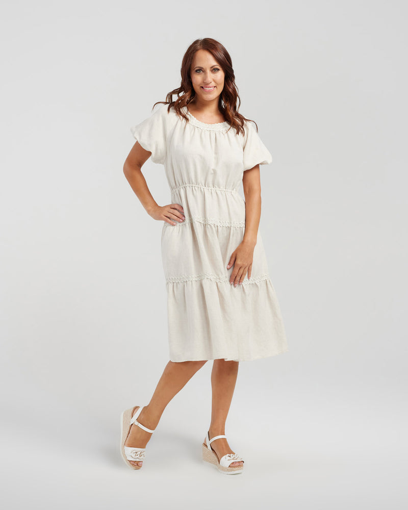 Seduce Jillian Dress - Natural