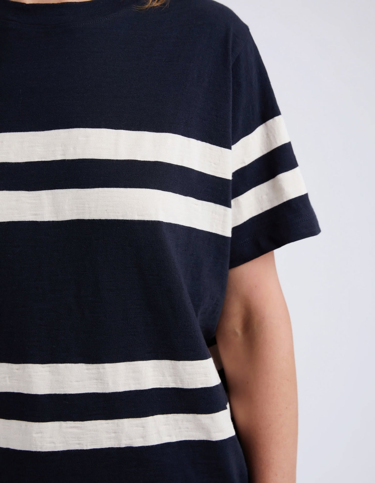 Elm Allegra SS Tee - Navy/White