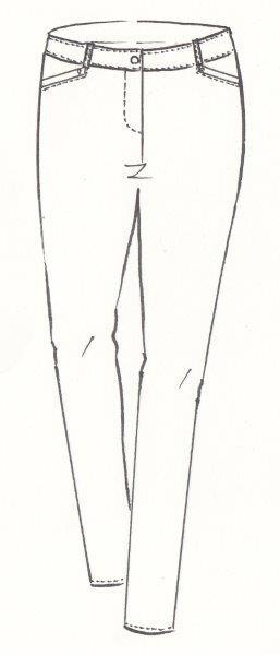 Paula Ryan Stretch Jean - Lapis Blue