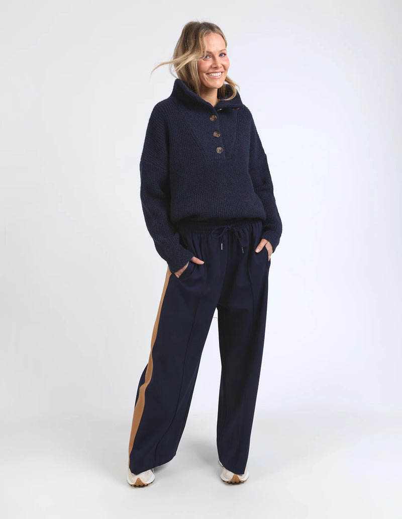 Elm Carmen Wide Leg Pant - Navy