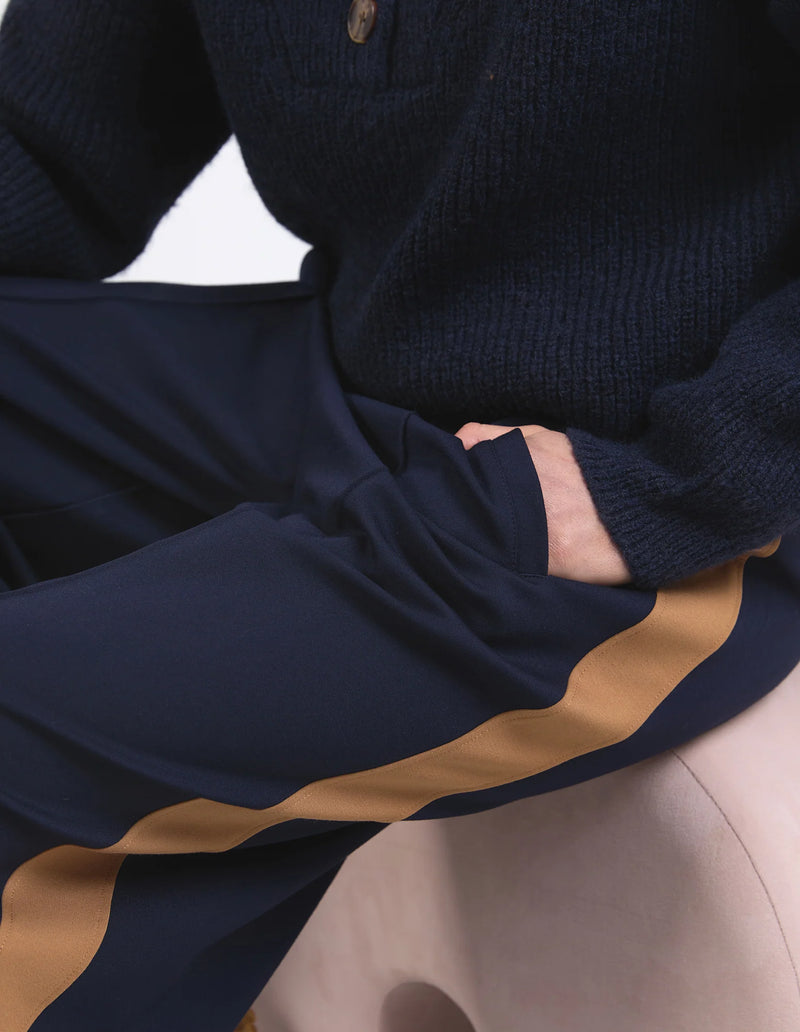 Elm Carmen Wide Leg Pant - Navy