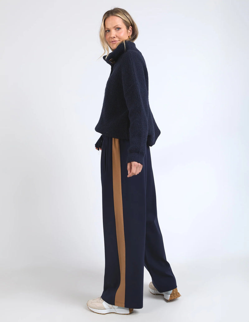 Elm Carmen Wide Leg Pant - Navy