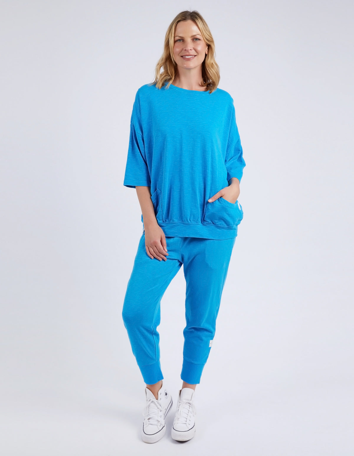 Elm Mazie Sweat Ibiza Blue