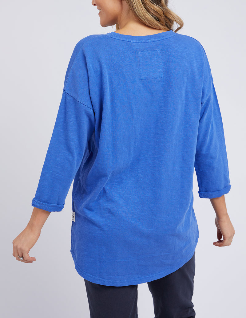 Elm Annie Tee Cerulean Blue