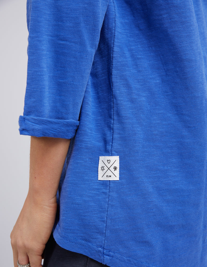 Elm Annie Tee Cerulean Blue