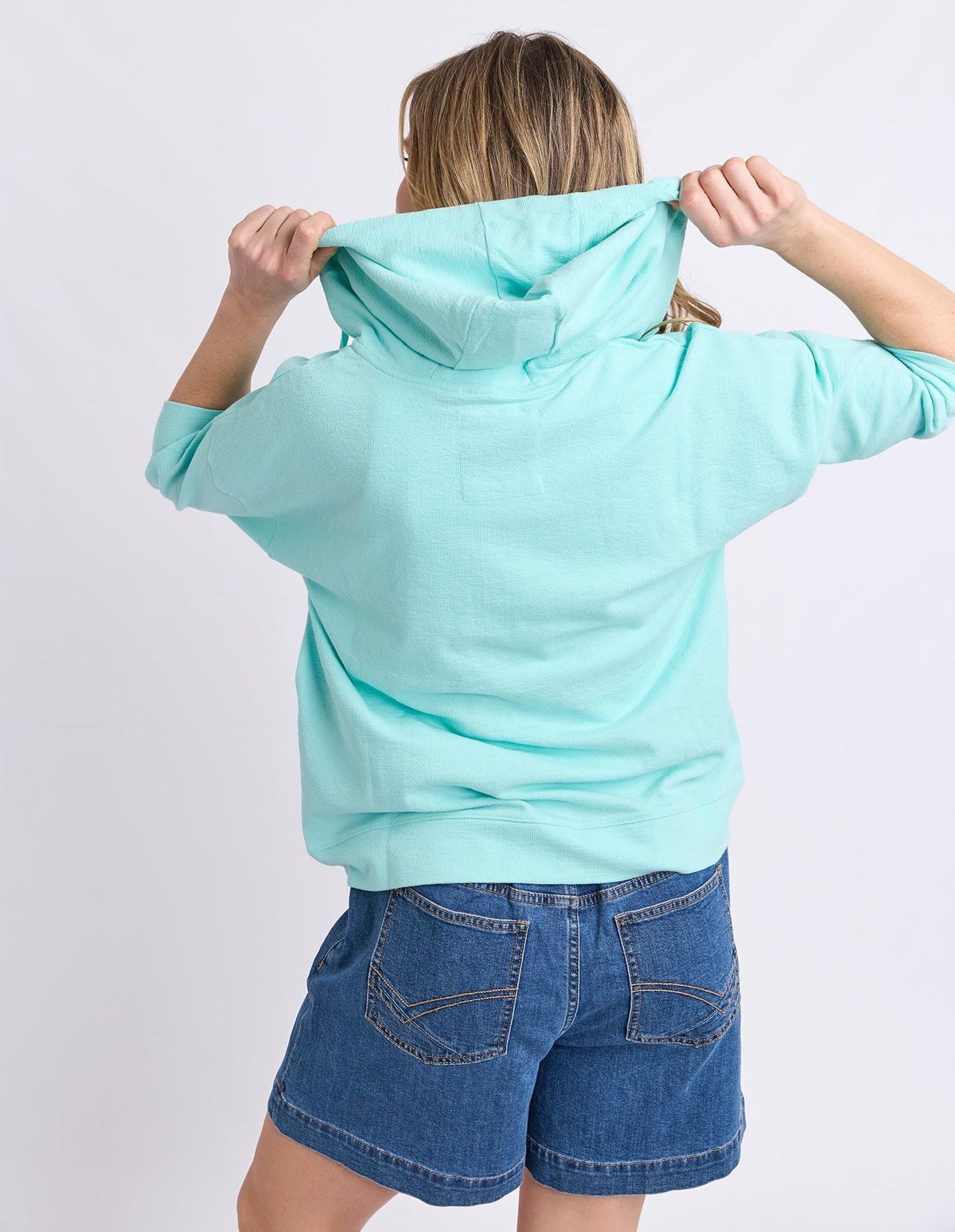 Elm Beachy Zip Hoodie Tonic Blue