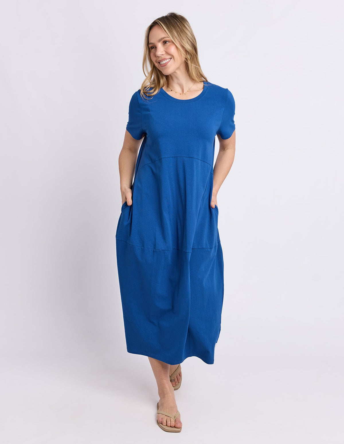 Elm Diana S/S Dress Cobalt