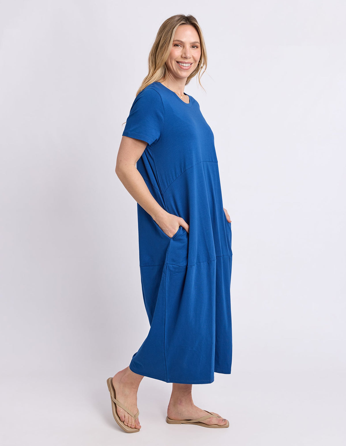Elm Diana S/S Dress Cobalt
