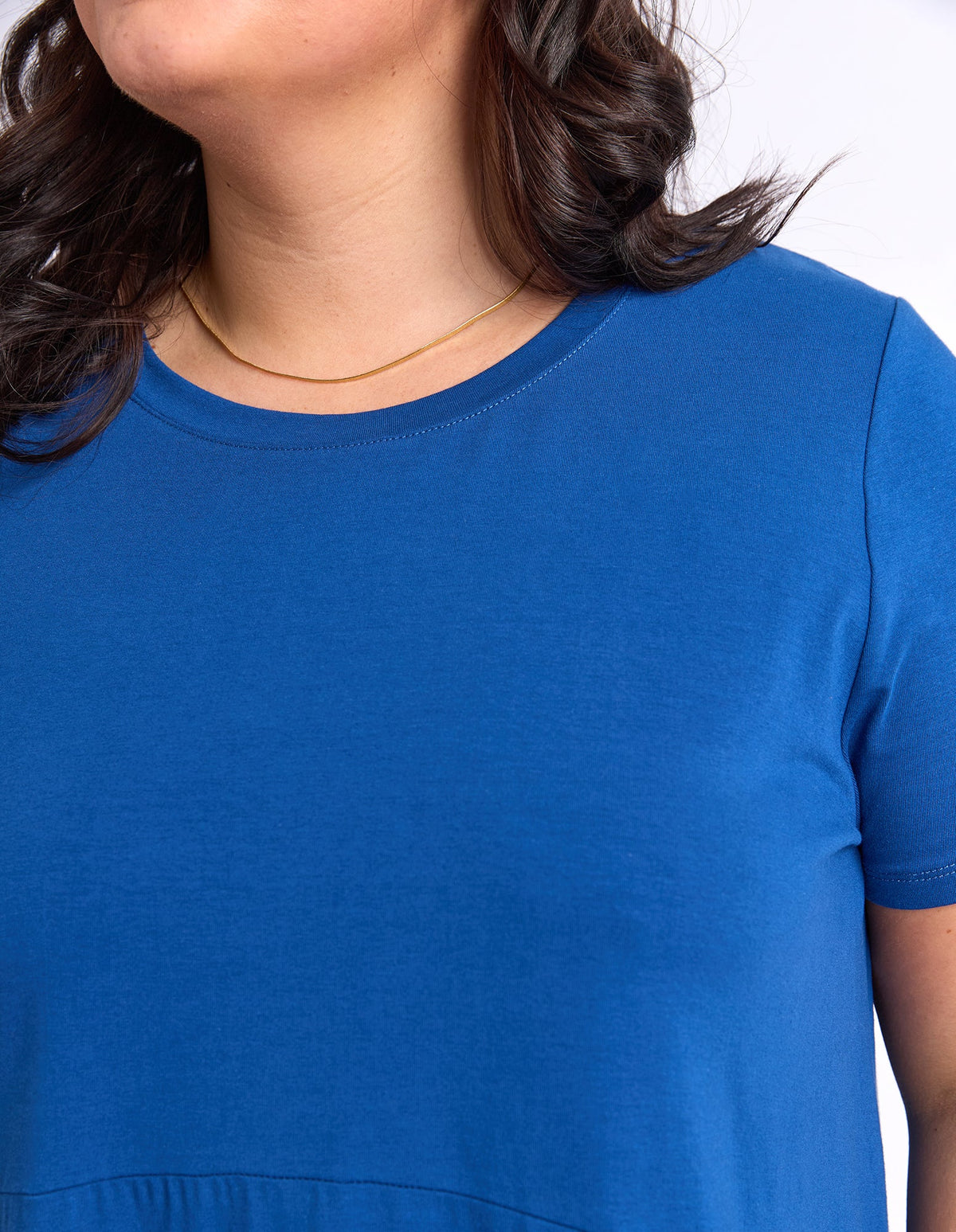 Elm Diana S/S Dress Cobalt