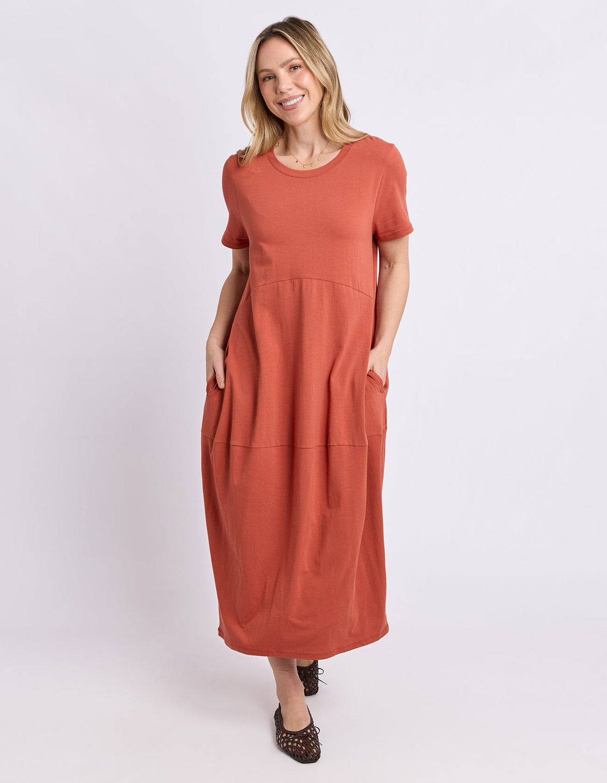 Elm Diana S/S Dress Earth