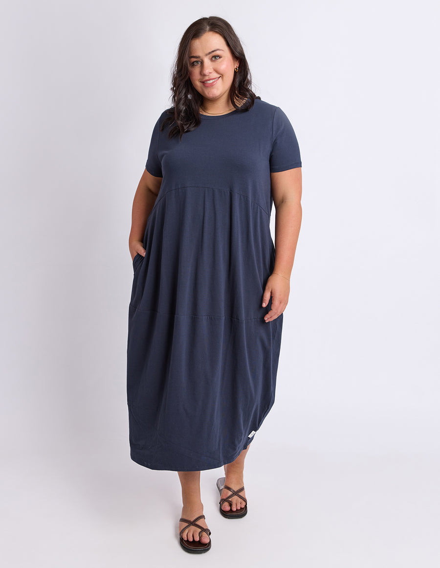 Elm Diana S/S Dress- Navy
