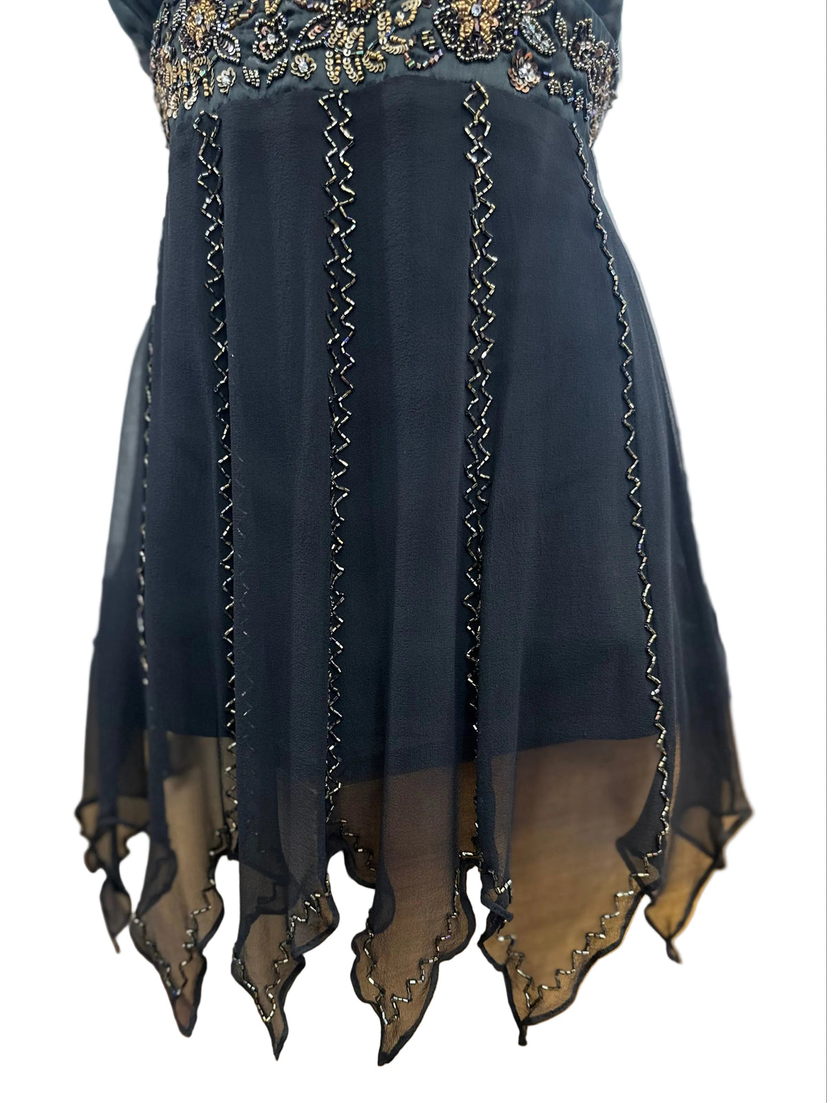 Mr K Silk Beaded Halter Top