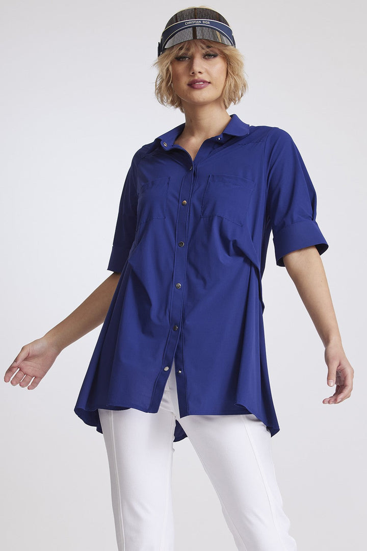 Paula Ryan Tuck Swing Shirt