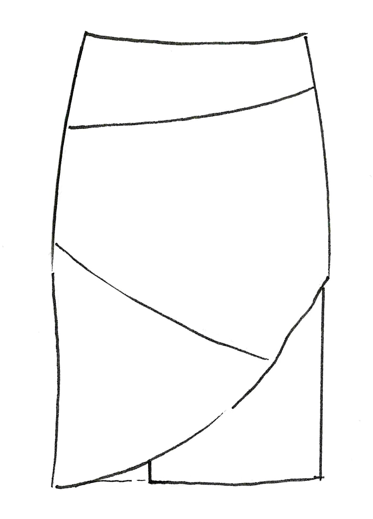 Paula Ryan Short Panel Skirt