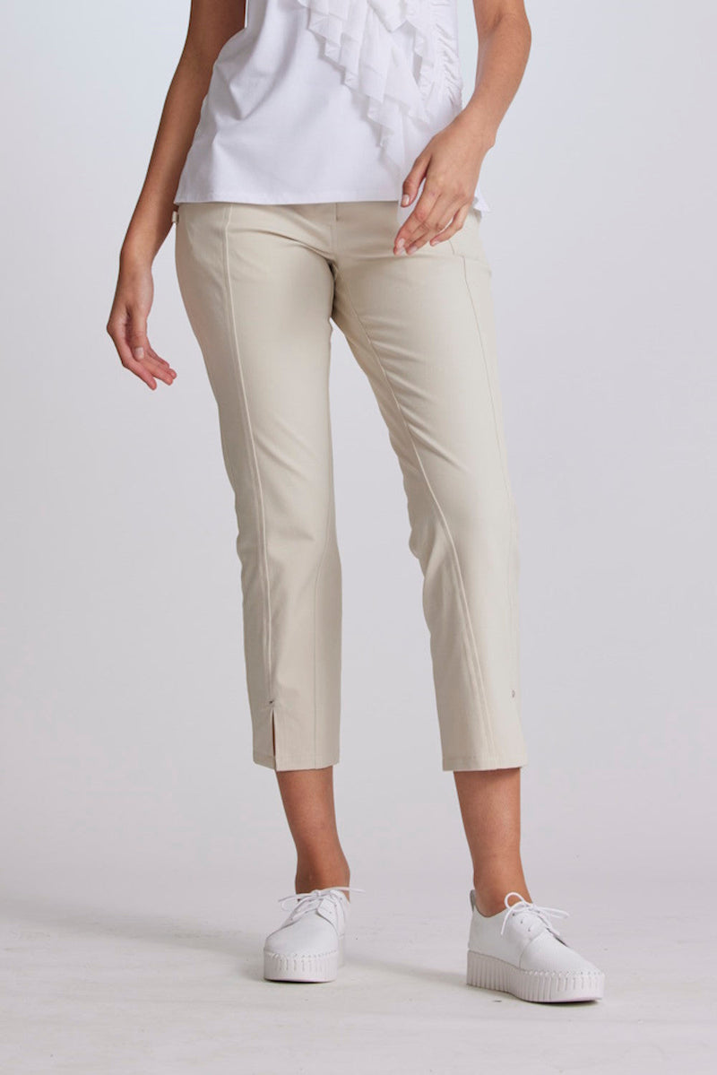 Paula Ryan Panelled Crop Jean - Sand