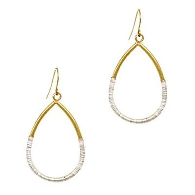 Fabienne Wire Wrap Tear Drop Earrings